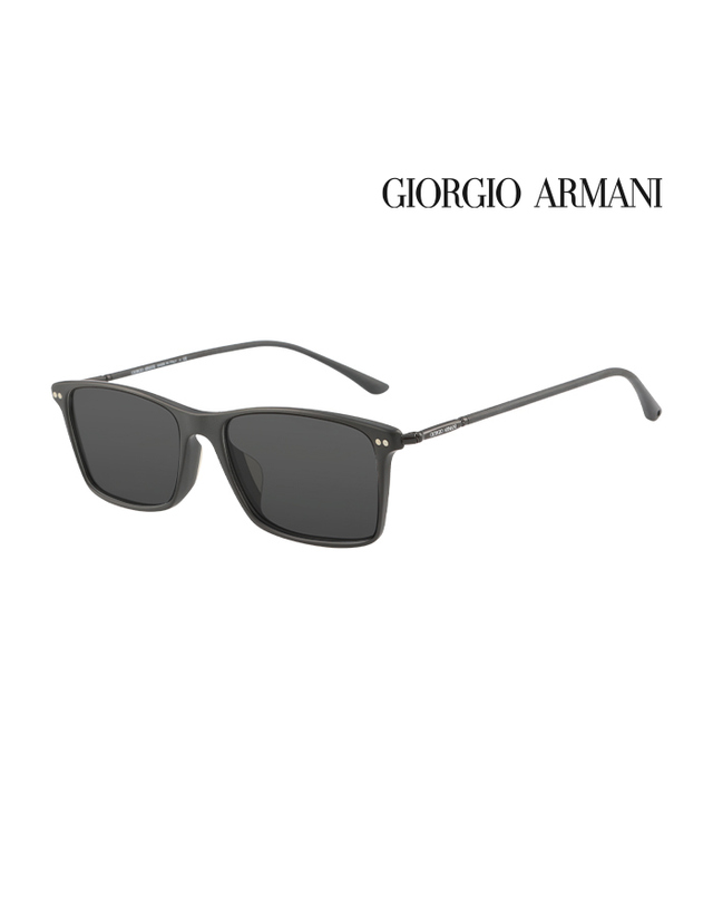 조르지오 아르마니 (최초가 480,000원) 조르지오 아르마니 선글라스 AR7037F 5042_IEBK 착용컷