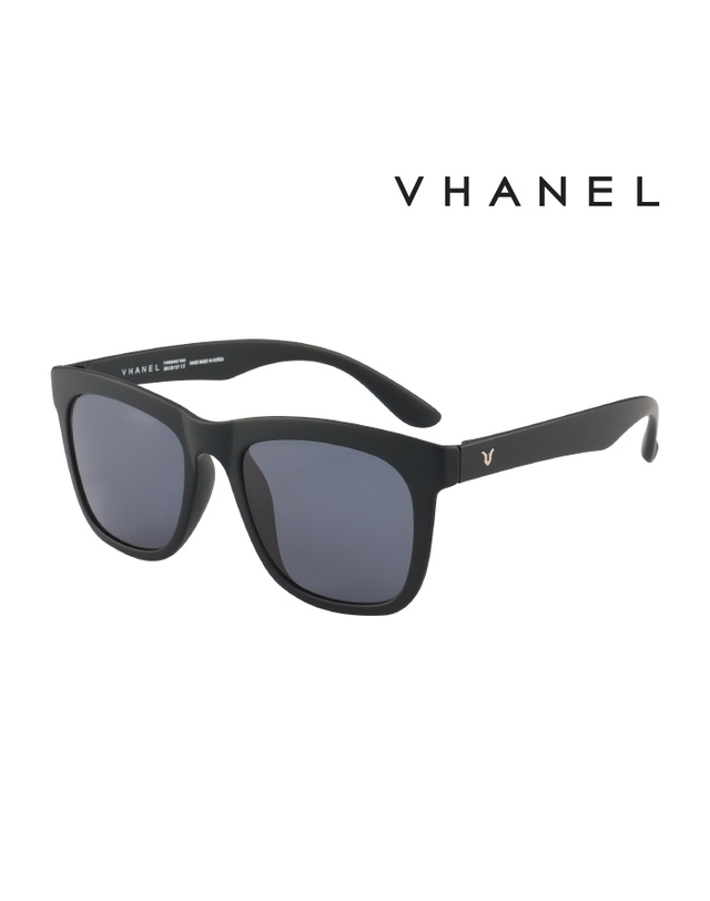 바넬 (최초가 168,000원)(공식) 바넬 선글라스 VN4004KS 700S 사각 패션 매트블랙 뿔테 자외선차단 착용컷