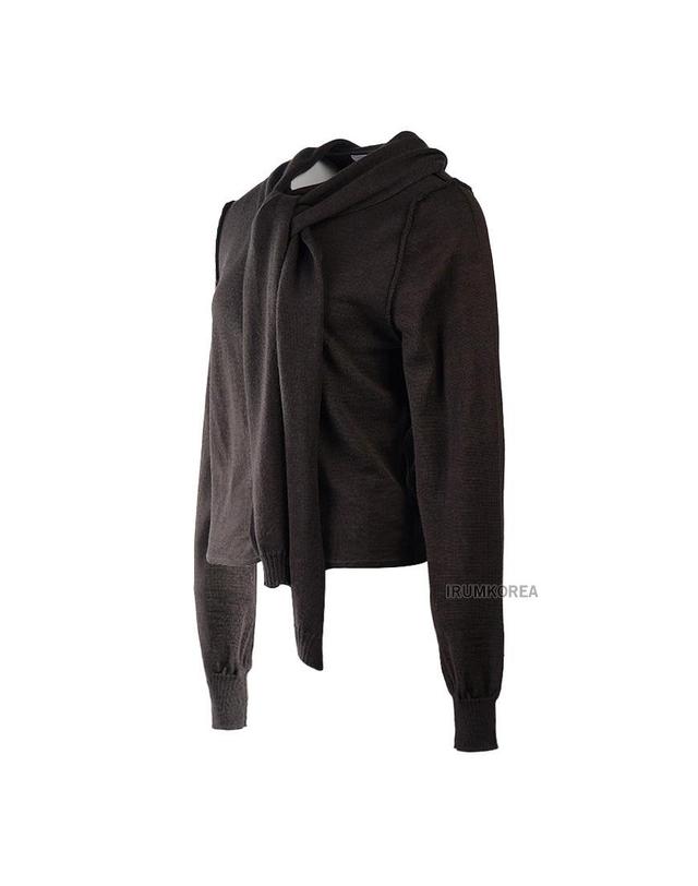 르메르 [르메르] FW25 여성 트위스트 스카프 가디건 TO1251 LK087 BR397 착용컷