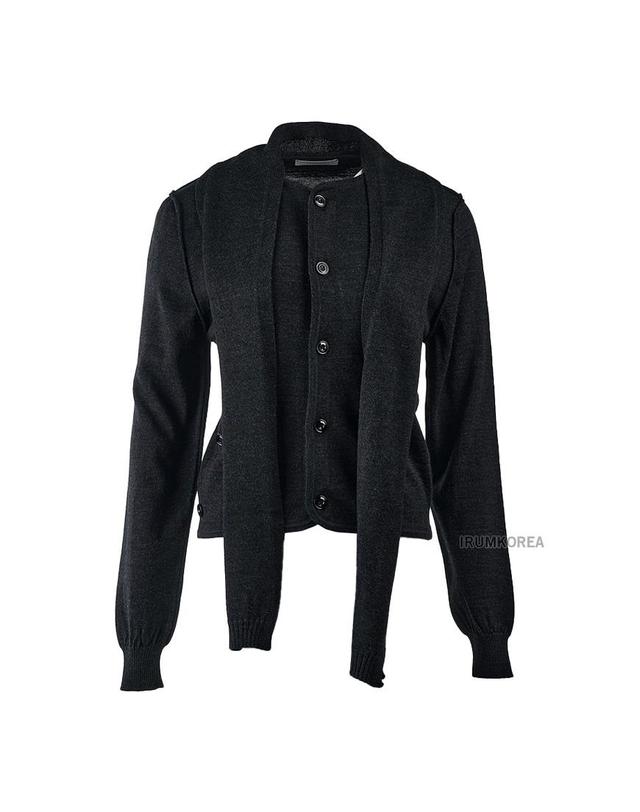 르메르 [르메르] FW25 여성 트위스트 스카프 가디건 TO1251 LK087 BK966 착용컷