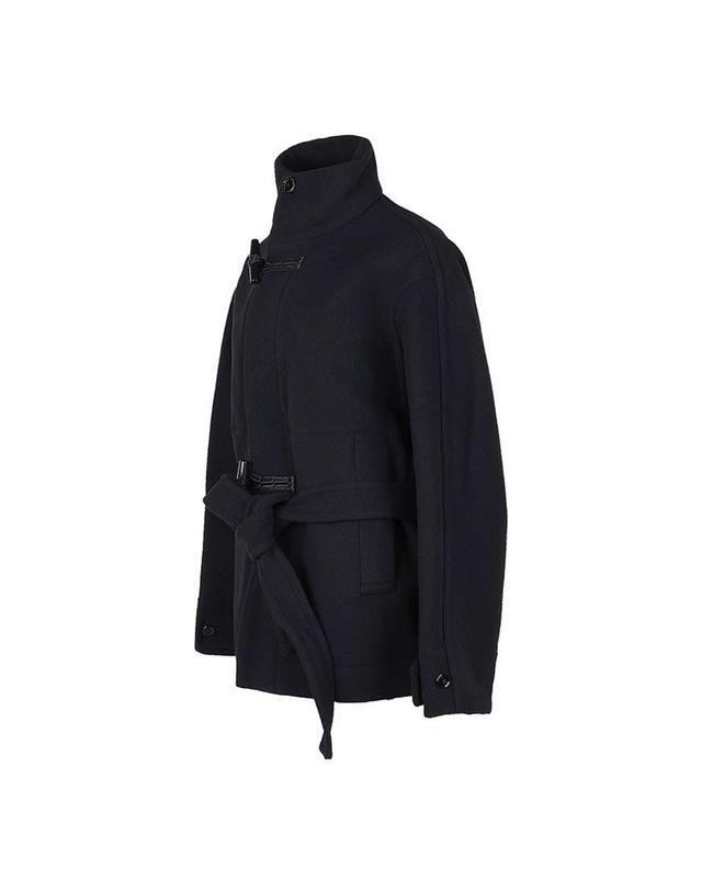 르메르 [르메르] FW26 여성 숏 더플 코트 CO1113 LF1116 BK999 착용컷