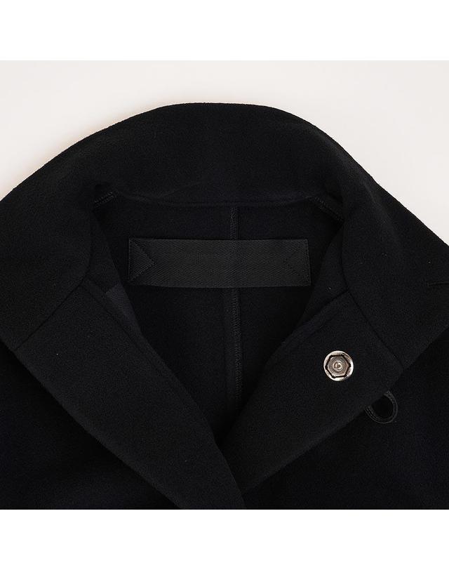 르메르 [르메르] FW26 여성 숏 더플 코트 CO1113 LF1116 BK999 착용컷