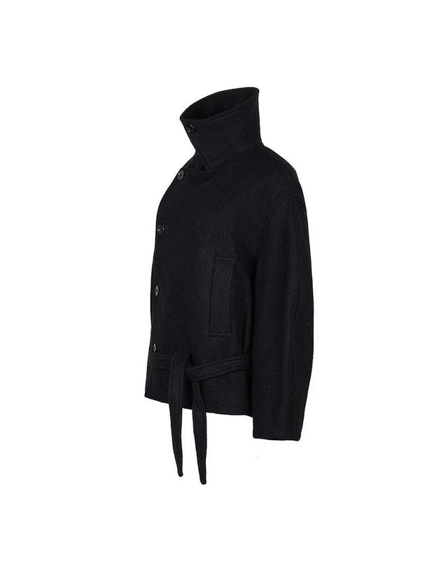 르메르 [르메르] FW26 여성 숏 랩 코트 CO1165 LF1700 BK999 착용컷