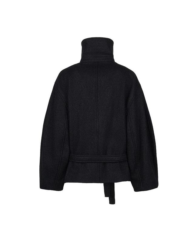르메르 [르메르] FW26 여성 숏 랩 코트 CO1165 LF1700 BK999 착용컷