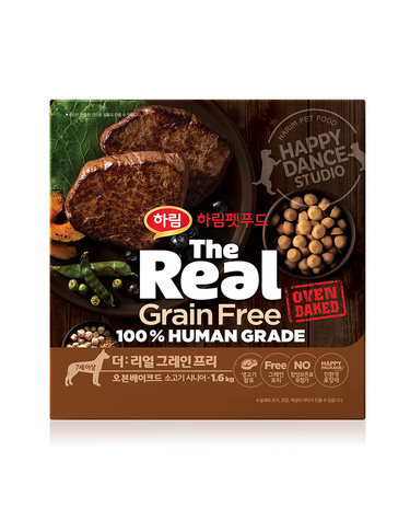 [하림펫푸드] 더리얼 그레인프리 오븐베이크드 소고기 시니어 1.6kg