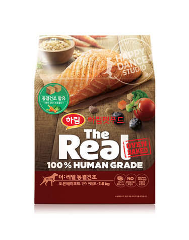 [하림펫푸드] 더리얼 동결건조 오븐베이크드 연어 어덜트 1.6kg