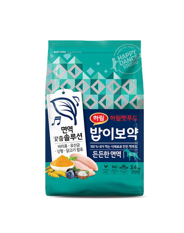 [하림펫푸드] 밥이보약 DOG 든든한면역 3.4kg
