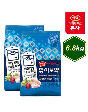 [하림펫푸드] 밥이보약 DOG 알맞은 체중 6.8kg