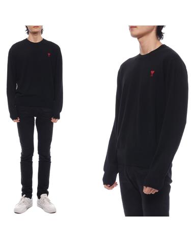 24SS 남성 하트 로고 울 니트 (BFHKS111 KN0025 001 M 24S)