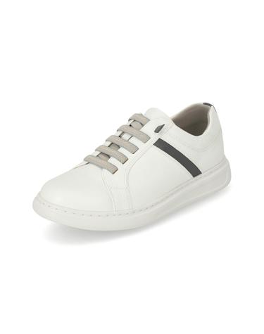 엘칸토 마쯔 남성 라인 밴딩 스니커즈 4cm LCMS99M326