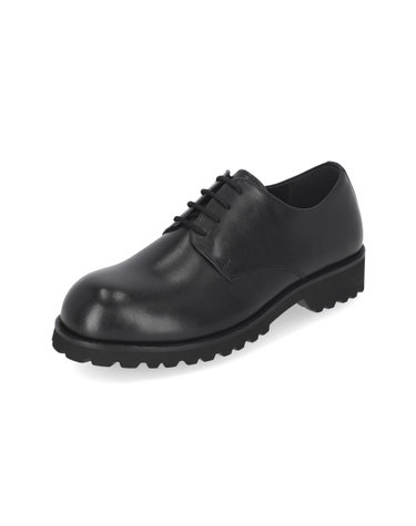 엘칸토 인텐스 남성 4홀 라운드 청키솔 더비 드레스 3.5cm LCMD98I413