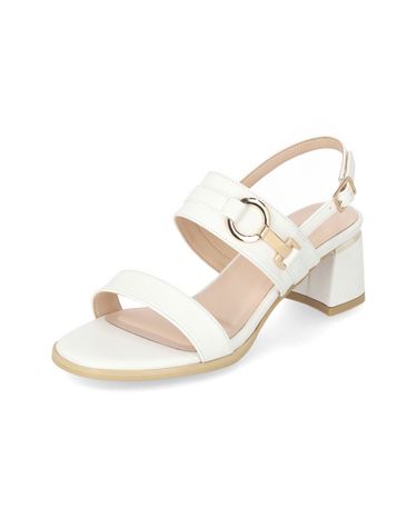 엘칸토 인텐스 여성 더블 스트랩 미들 힐 샌들 5.5cm LCWW38I426