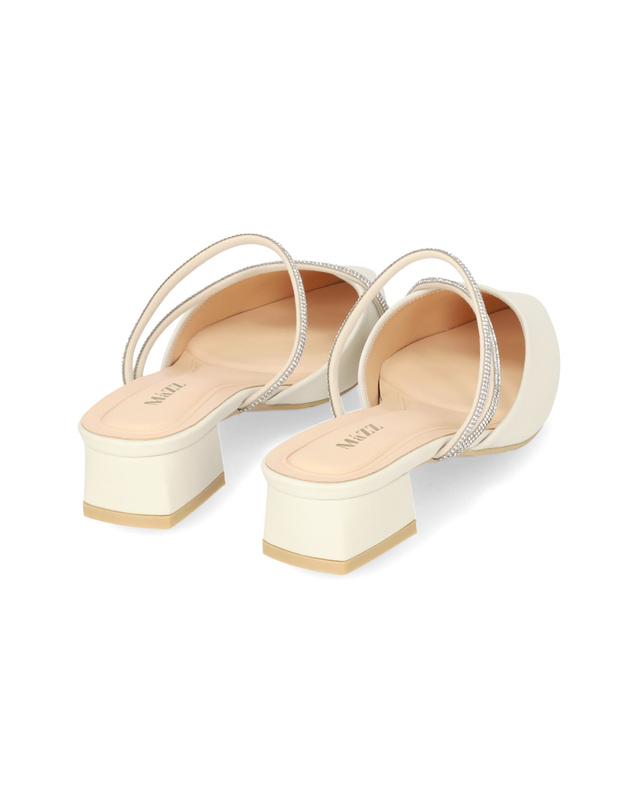 엘칸토 엘칸토 마쯔 여성 글리터 스트랩 뮬 3.5cm LCWO07M313 착용컷