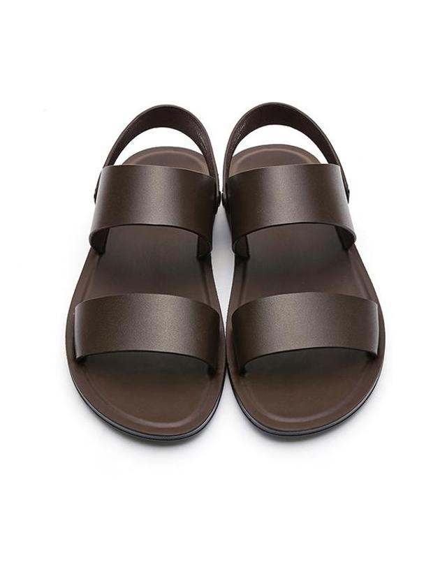 엘칸토 엘칸토 마쯔 남성 더블 스트랩 샌들 2.3cm LCMW65M326 착용컷