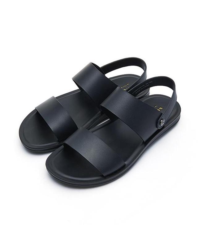 엘칸토 엘칸토 마쯔 남성 더블 스트랩 샌들 2.3cm LCMW65M326 착용컷
