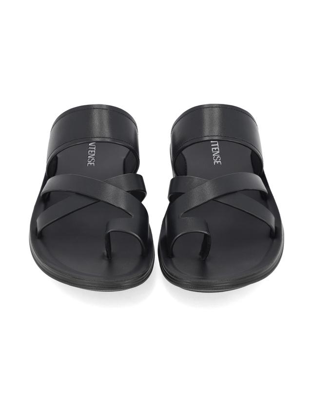엘칸토 엘칸토 인텐스 남성 링 스트랩 슬리퍼 2cm LCMW13I326 착용컷