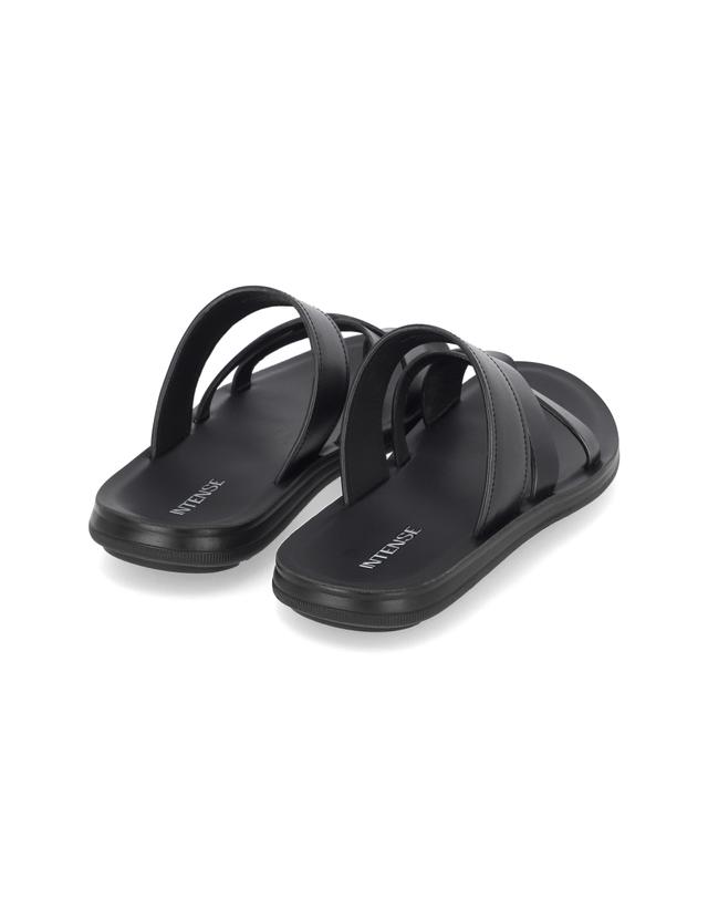 엘칸토 엘칸토 인텐스 남성 링 스트랩 슬리퍼 2cm LCMW13I326 착용컷
