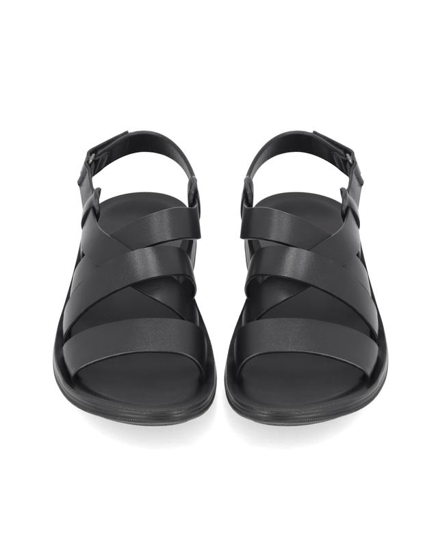 엘칸토 엘칸토 마쯔 남성 모던 스트랩 샌들 2cm LCMW01M326 착용컷