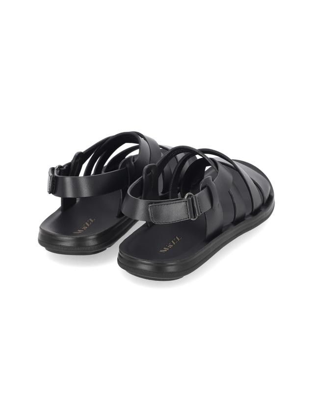 엘칸토 엘칸토 마쯔 남성 모던 스트랩 샌들 2cm LCMW01M326 착용컷