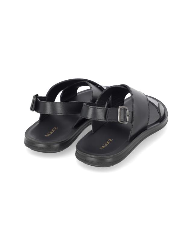 엘칸토 엘칸토 마쯔 남성 X스트랩 샌들 2cm LCMW04M326 착용컷