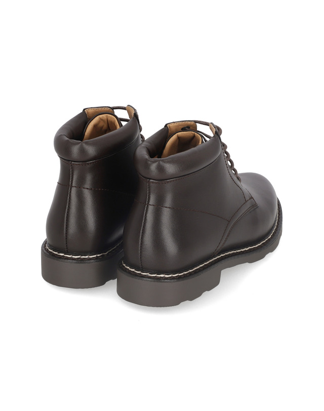 엘칸토 엘칸토 인텐스 남성 소가죽 캐주얼 워커 부츠 2.5cm LCMA21I34V 착용컷