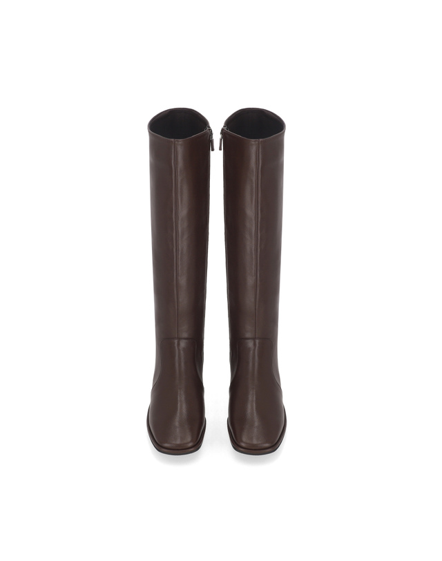 엘칸토 엘칸토 인텐스 여성 스퀘어 슬림 롱부츠 3.5cm LCWL13I34V 착용컷