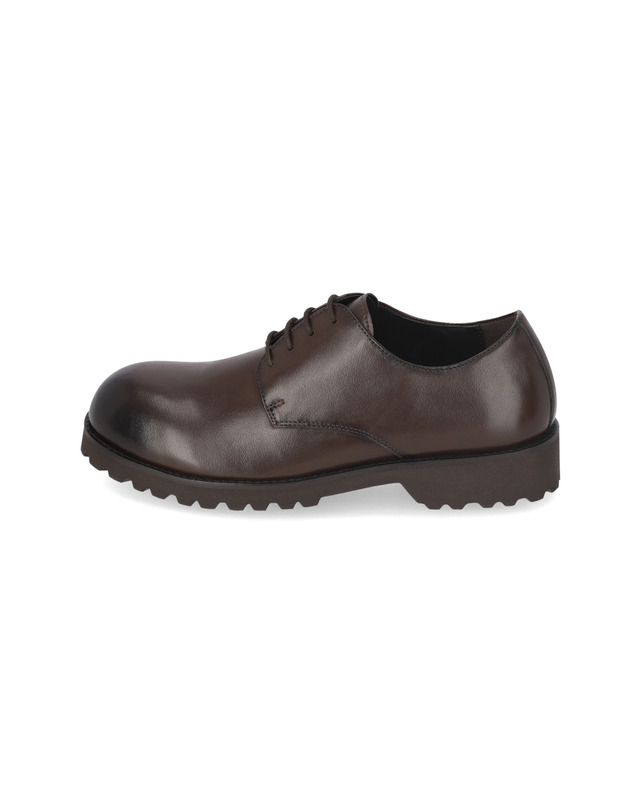 엘칸토 엘칸토 인텐스 남성 4홀 라운드 청키솔 더비 드레스 3.5cm LCMD98I413 착용컷
