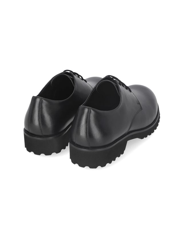 엘칸토 엘칸토 인텐스 남성 4홀 라운드 청키솔 더비 드레스 3.5cm LCMD98I413 착용컷