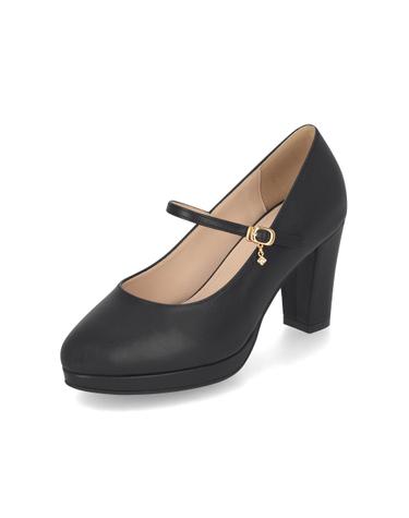 엘칸토 인텐스 여성 가보시 메리제인 펌프스 8cm LCWD80I513
