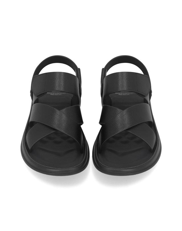 엘칸토 엘칸토 마쯔 남성 엑스 패턴 샌들 2.5cm LCMW99M426 착용컷