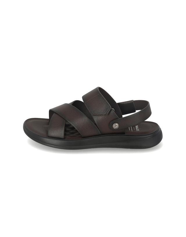 엘칸토 엘칸토 마쯔 남성 엑스 패턴 샌들 2.5cm LCMW99M426 착용컷