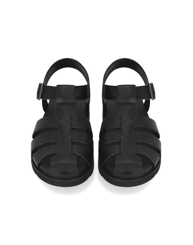 엘칸토 엘칸토 인텐스 남성 청키 피셔맨 샌들 3cm LCMW98I426 착용컷