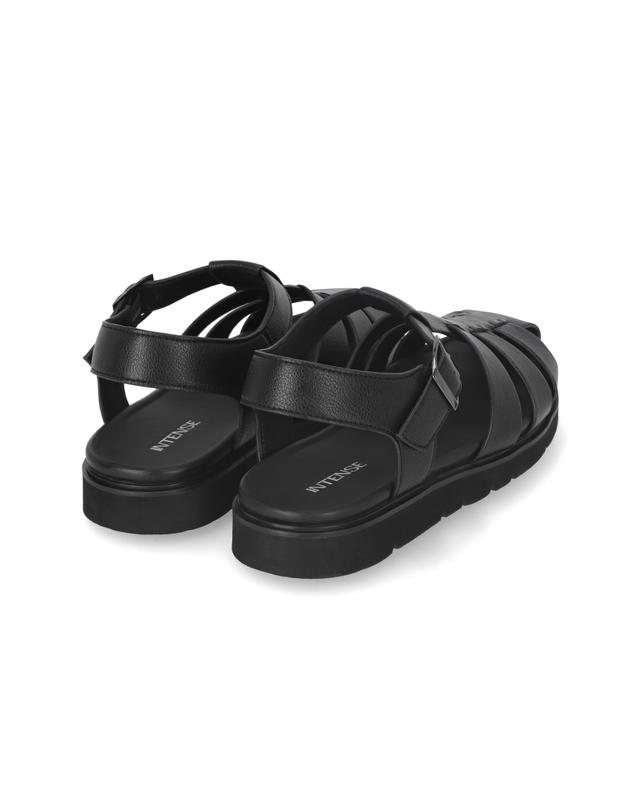 엘칸토 엘칸토 인텐스 남성 청키 피셔맨 샌들 3cm LCMW98I426 착용컷