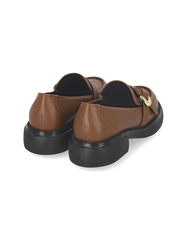 엘칸토 엘칸토 마쯔 여성 경량 스트랩 포인트 로퍼 4cm LCWC49M439 착용컷