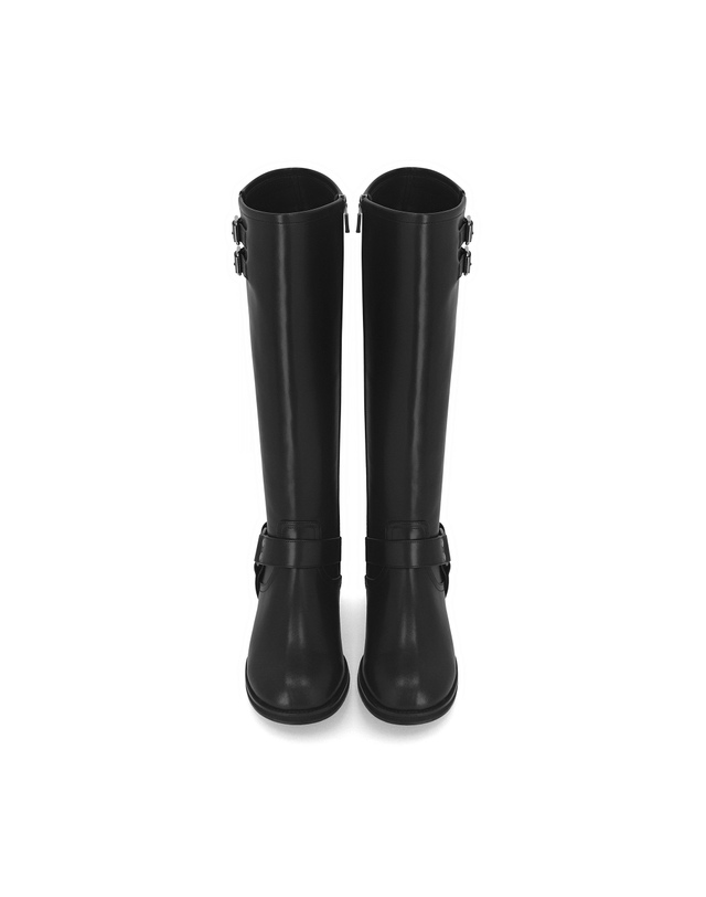 엘칸토 엘칸토 인텐스 여성 바이커 롱부츠 4cm LCWL63I44V 착용컷
