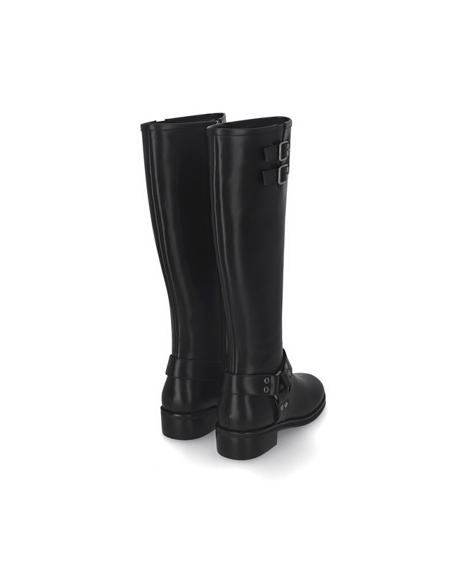 엘칸토 엘칸토 인텐스 여성 바이커 롱부츠 4cm LCWL63I44V 착용컷