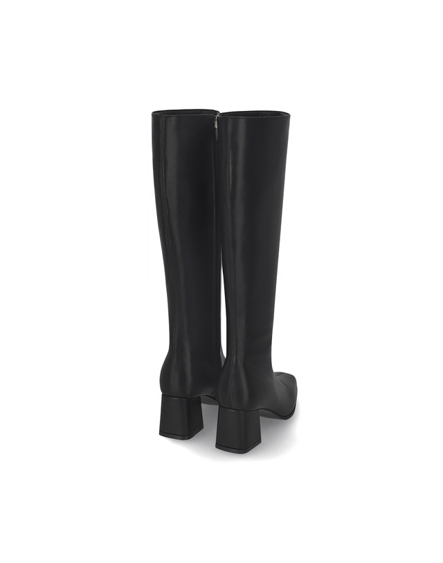 엘칸토 엘칸토 인텐스 여성 슬림핏 롱부츠 6cm LCWL64I44V 착용컷
