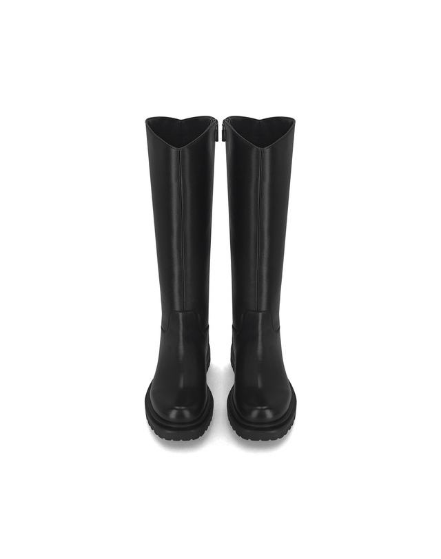 엘칸토 엘칸토 마쯔 여성 캐주얼 2단몰드 롱부츠 4.5cm LCWL75M44V 착용컷
