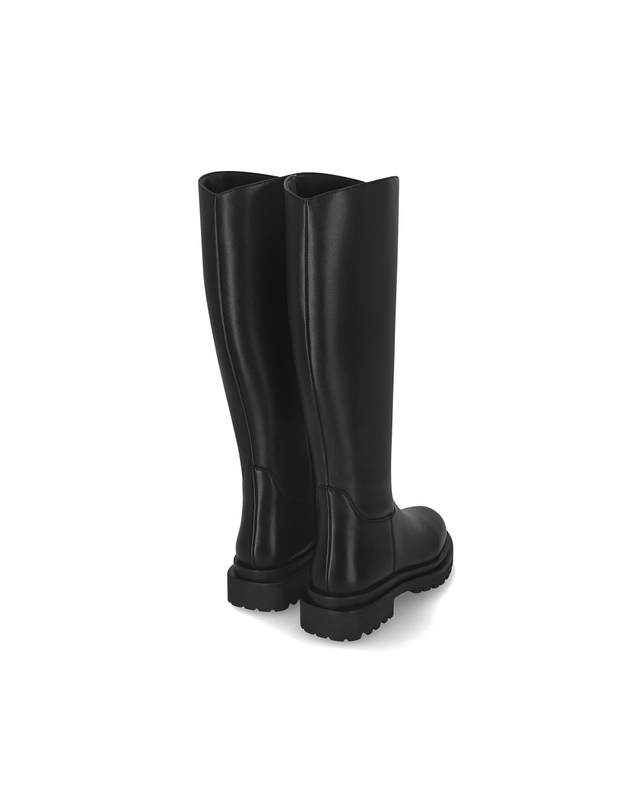 엘칸토 엘칸토 마쯔 여성 캐주얼 2단몰드 롱부츠 4.5cm LCWL75M44V 착용컷