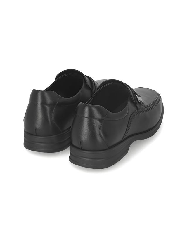 엘칸토 엘칸토 인텐스 남성 소가죽 캐주얼 장식 로퍼몰드 드레스 3.5cm LCMD18I513 착용컷