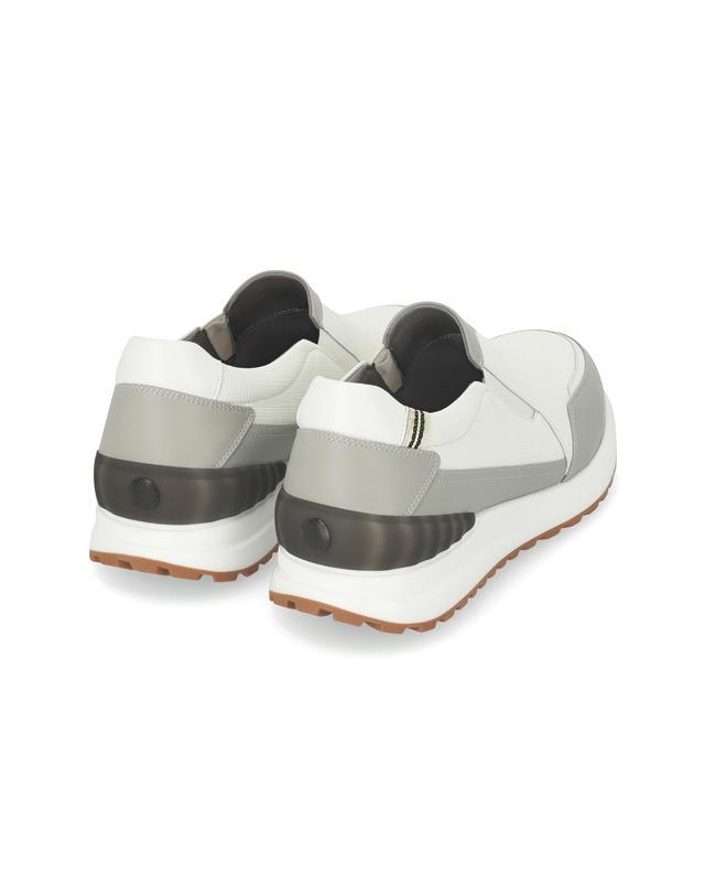 엘칸토 엘칸토 마쯔 남성 소가죽 엑티브 캐주얼 슬립온 5cm LCMC44M513 착용컷