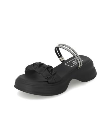 엘칸토 마쯔 여성 소프트 링클 몰드 샌들 5.5cm LCWW09M526