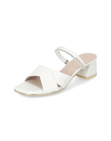 엘칸토 인텐스 여성 엑스 스트랩 투웨이 미들힐 샌들 4.5cm LCWW55I526