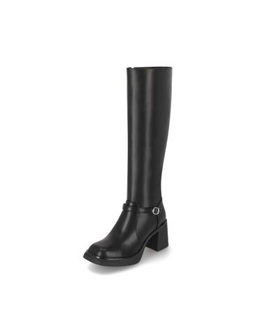 엘칸토 인텐스 여성 버클 스트랩 플랫폼 롱부츠 7cm LCWL01I54V