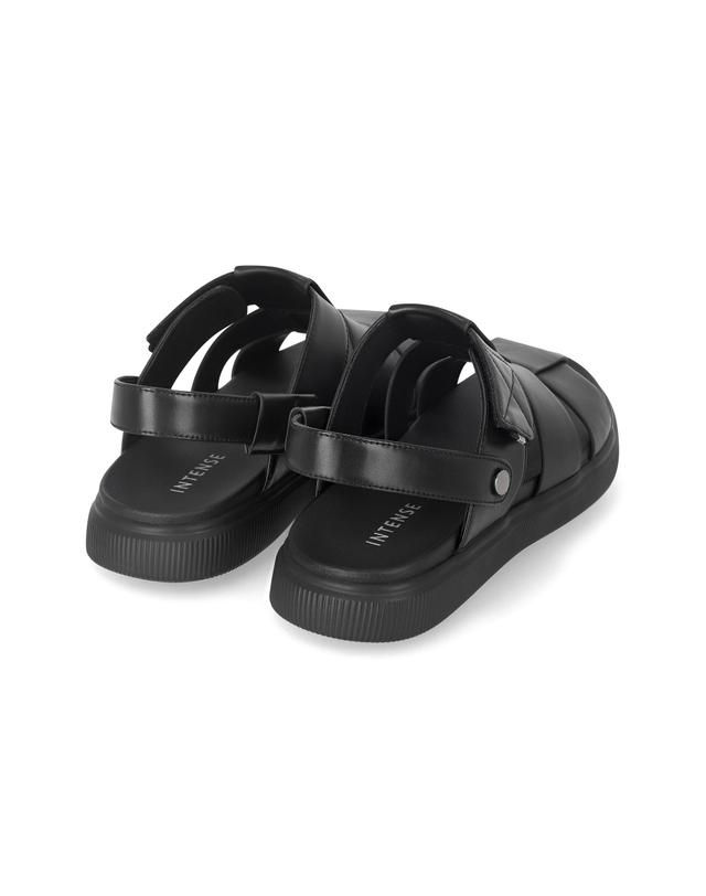 엘칸토 엘칸토 인텐스 남성 쓰리 스트랩 샌들 3.5cm LCMW59I513 착용컷