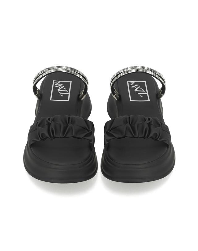 엘칸토 엘칸토 마쯔 여성 소프트 링클 몰드 샌들 5.5cm LCWW09M526 착용컷