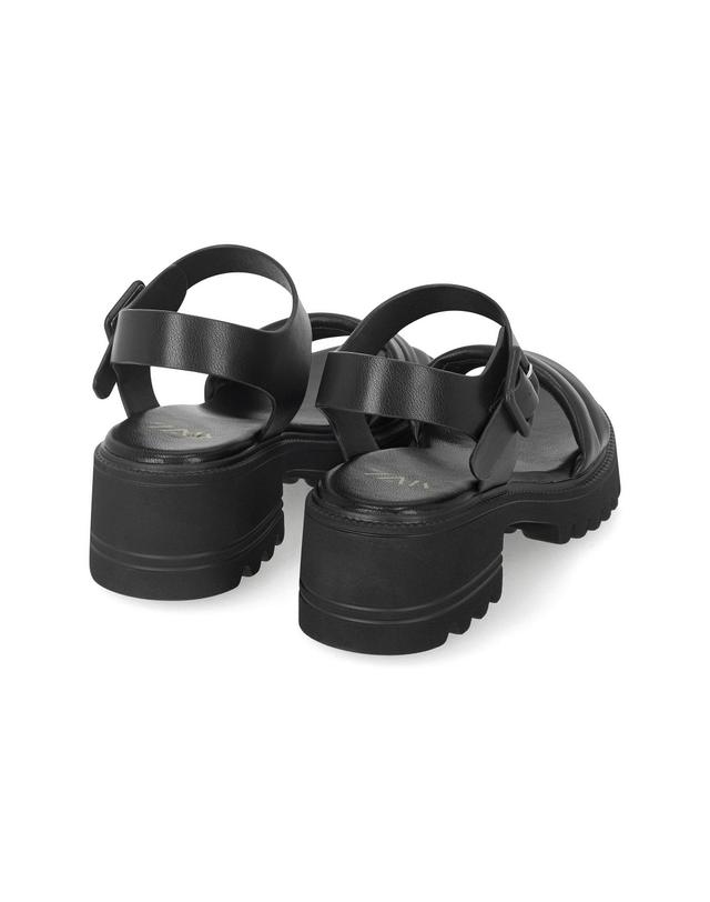 엘칸토 엘칸토 마쯔 여성 소프트 몰드 샌들 6cm LCWW96M526 착용컷