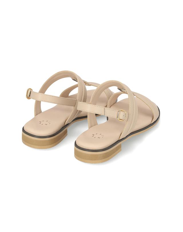 엘칸토 엘칸토 인텐스 여성 플랫 샌들 2cm LCWW32I526 착용컷