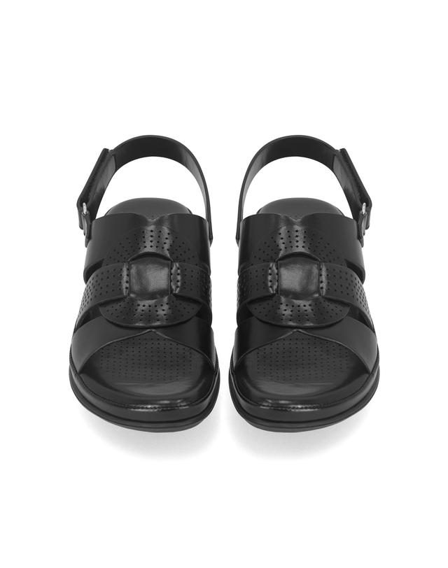 엘칸토 엘칸토 마쯔 여성 펀칭 라인 경량 컴포트 샌들 2cm LCWW91M526 착용컷