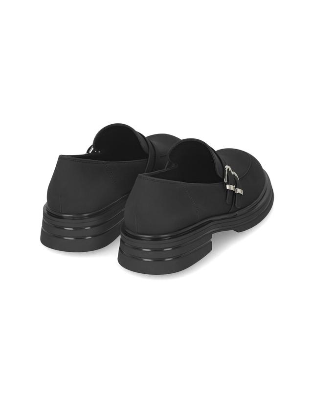 엘칸토 엘칸토 마쯔 여성 더블 스트랩 캐주얼 몰드 로퍼 3.5cm LCWC73M54V 착용컷